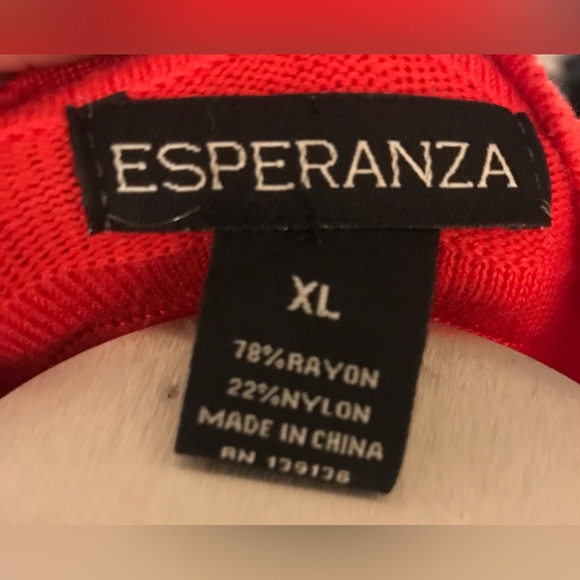 Esperanza Cardigan Sweater Beautiful Buttons Size XL - Picture 4 of 6